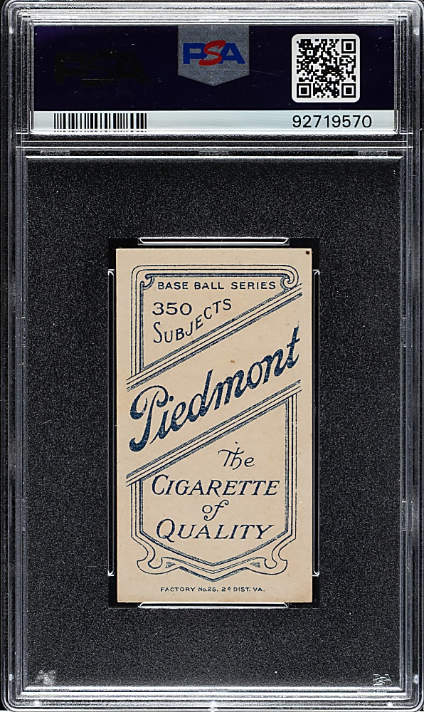 1909-1911 T206 White Border Jack Knight with Bat PSA EX-MT 6