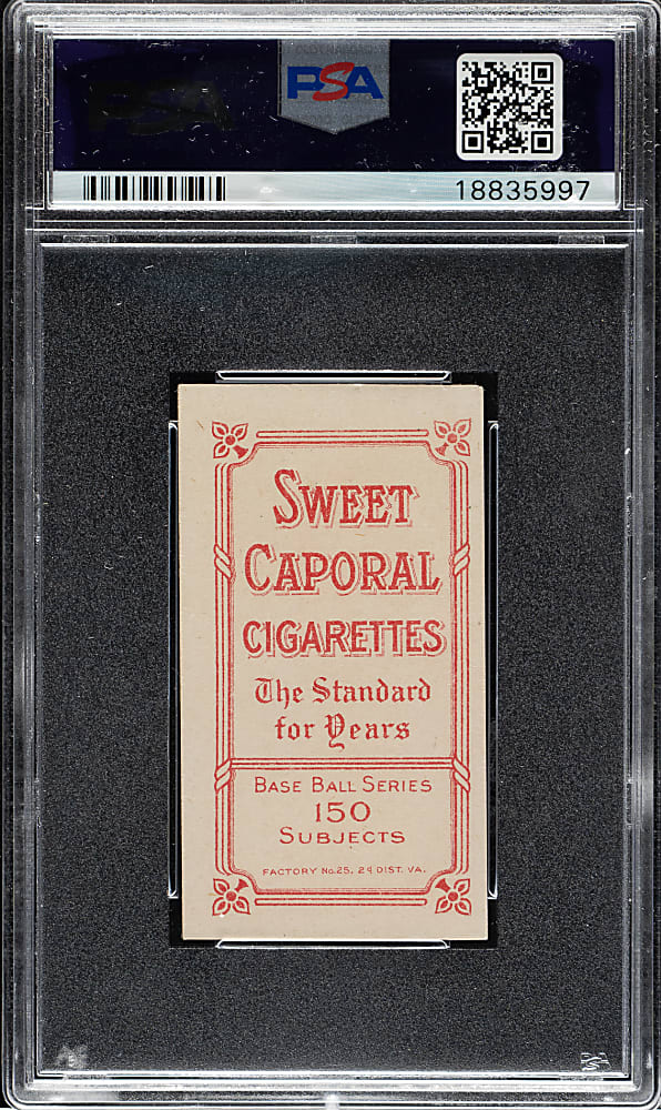 1909-1911 T206 White Border Doc Crandall Portrait, No Cap PSA EX-MT 6