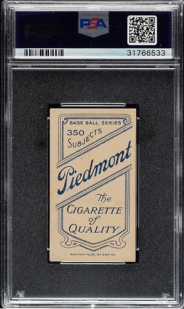 1909-1911 T206 White Border Fred Mitchell PSA EX-MT 6