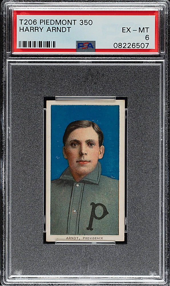 1909-1911 T206 White Border Harry Arndt PSA EX-MT 6