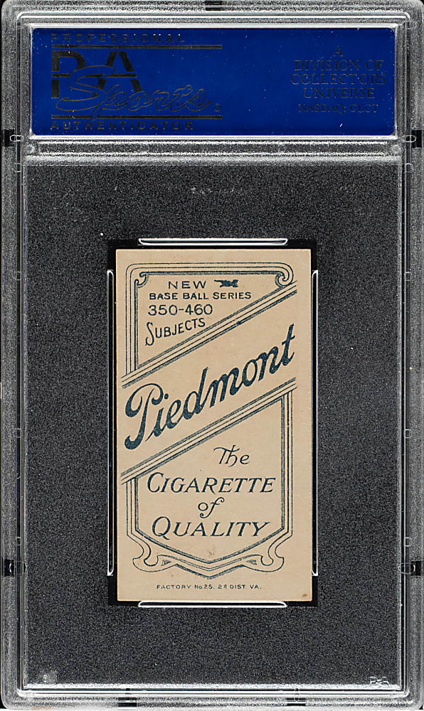 1909-1911 T206 White Border Doc Crandall Portrait with Cap PSA EX-MT 6