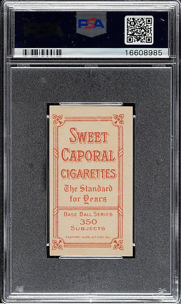 1909-1911 T206 White Border Joe Lake New York PSA EX-MT 6