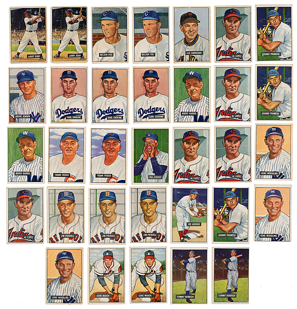 1951 Bowman Partial Set (174/324) Plus 302 Duplicates