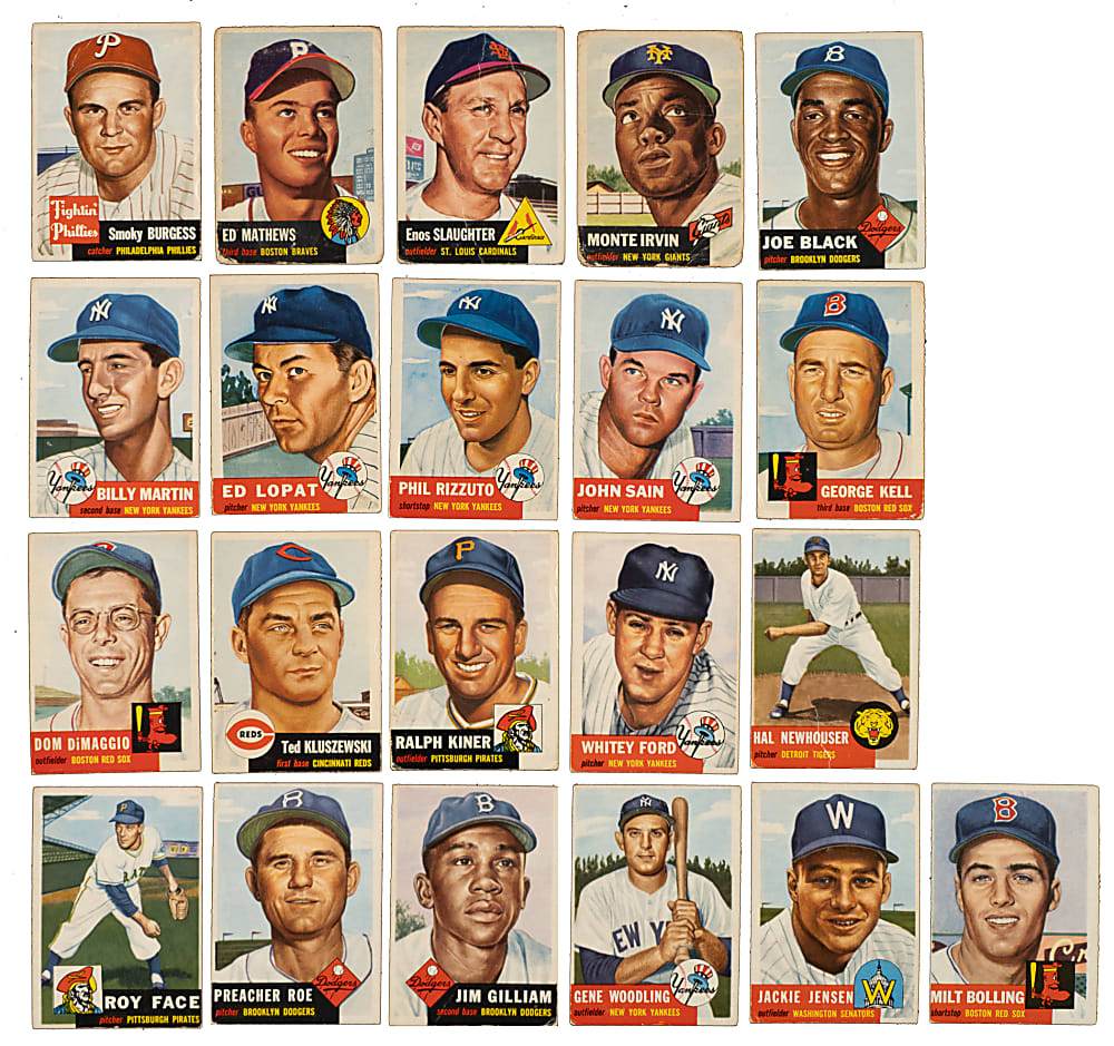 1953 Topps Partial Set (200/274)