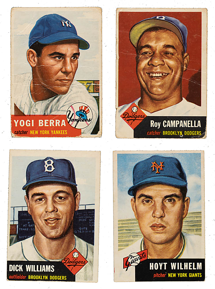 1953 Topps Partial Set (138/274) Plus 213 Duplicates