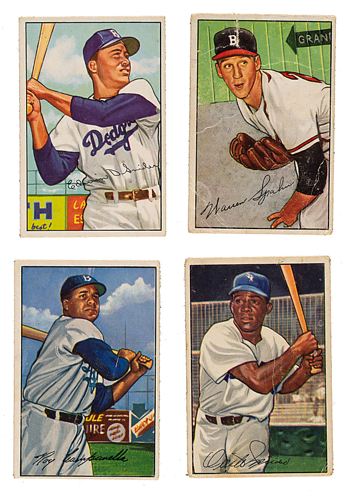 1952 Bowman Partial Set (198/252) Plus 275 Duplicates