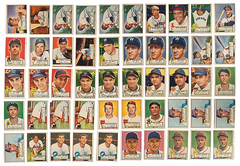 1952 Topps Low-Number Collection (89) Including Larry Doby and Robin Roberts