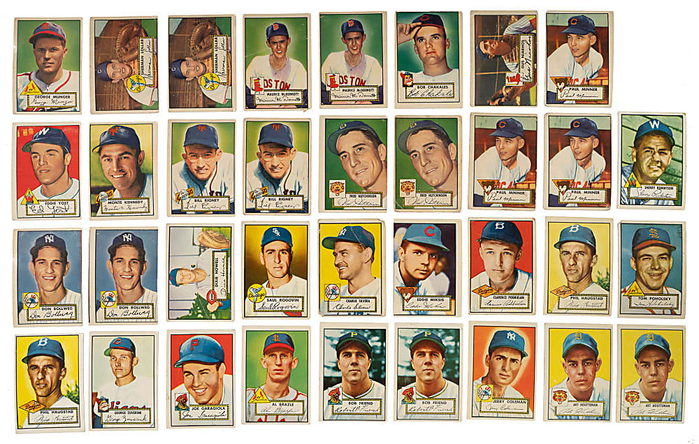 1952 Topps Low-Number Collection (89) Including Larry Doby and Robin Roberts