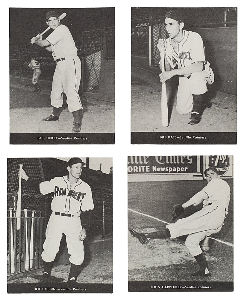 1945 Centennial Flour Seattle Rainiers Complete Set (27)
