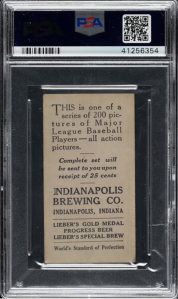 1916 M101-4 Indianapolis Brewing Co. #174 Joe Tinker PSA VG-EX 4 - 1 of 1 - Highest Graded!