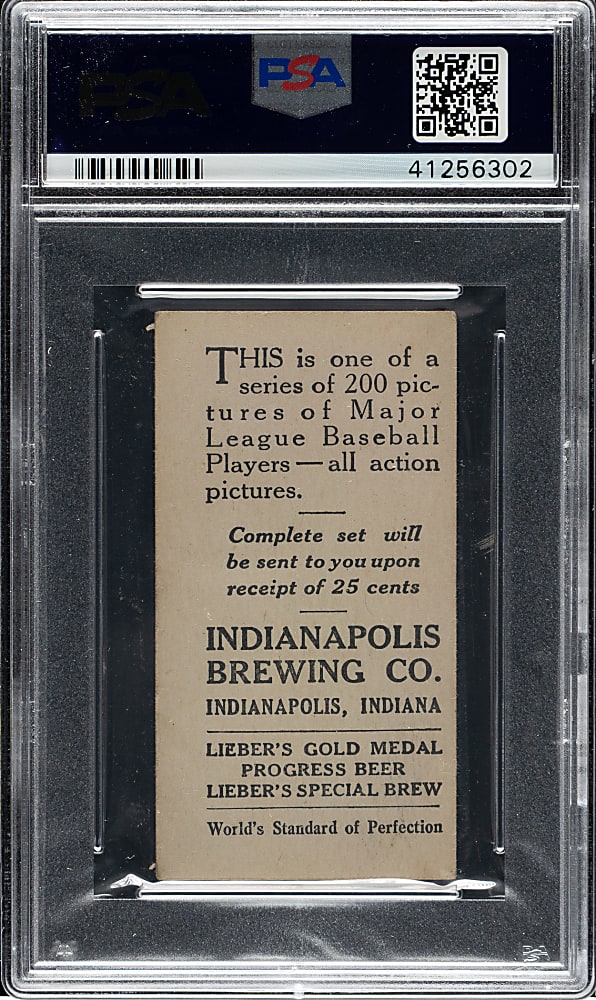 1916 M101-4 Indianapolis Brewing Co. #116 John McGraw PSA VG-EX+ 4.5 - The ONLY Graded Example!