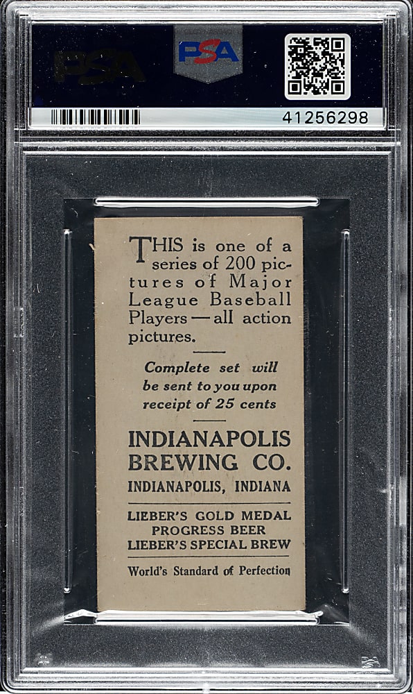 1916 M101-4 Indianapolis Brewing Co. #112 Rabbit Maranville PSA EX 5 - The ONLY Graded Example!