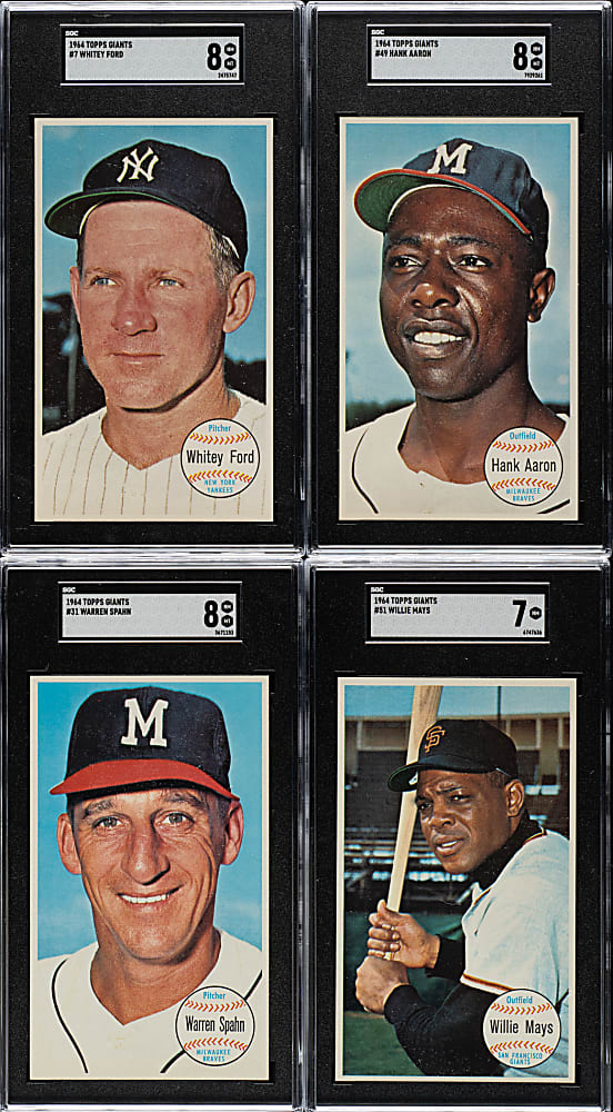 1964 Topps Giants Complete Set (60) Plus 46 Duplicates