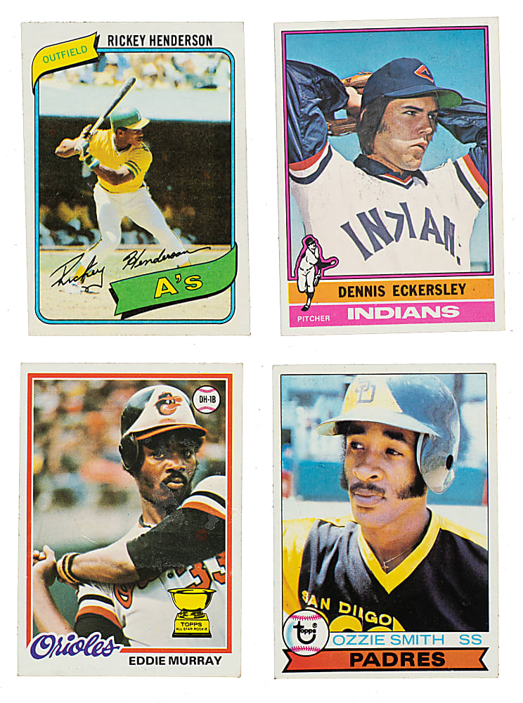 1976 to 1982 Topps Complete Set Collection (7 Sets, 4,950 Cards)