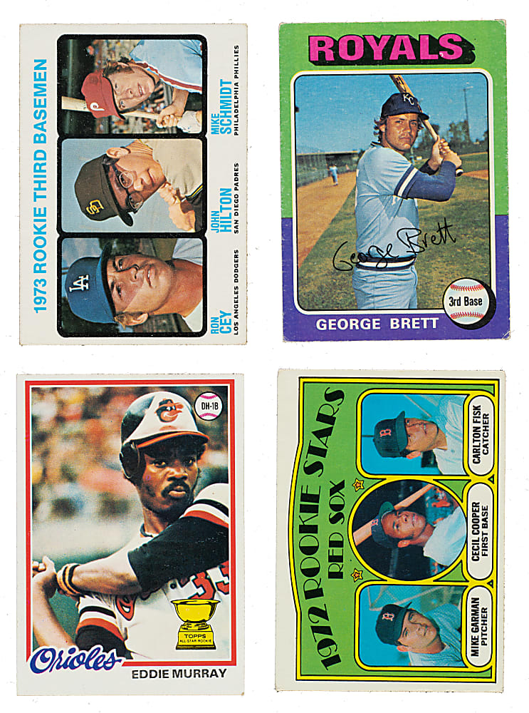 1970 to 1979 Topps Shoebox Collection (4,066) Including 330 Hall of Famers