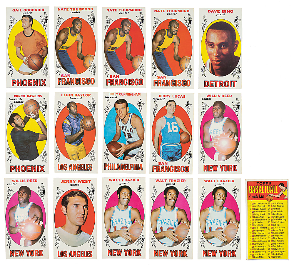 1969-1970 Topps Basketball Partial Set (66/99) Plus 48 Duplicates