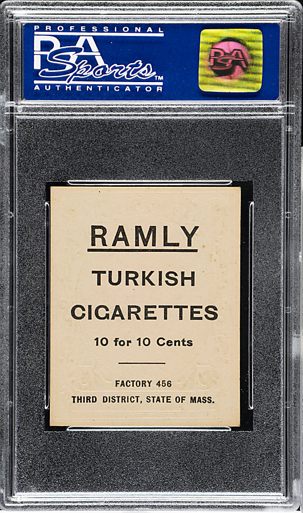1909 T204 Ramly Tobacco Jack Pfeister PSA NM 7 - 1 of 3 - Highest Graded!