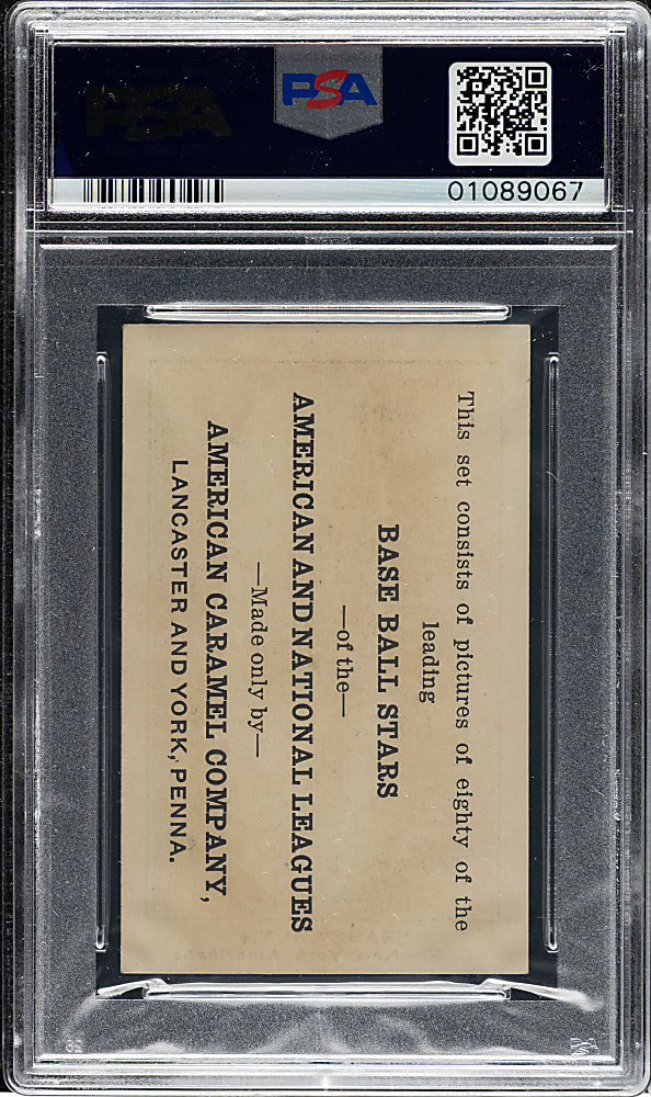 1921 E121 American Caramel (Series of 80) "Babe" Ruth PSA EX-MT 6