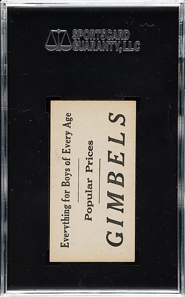 1916 Gimbels #49 Charles Dooin SGC NM+ 86 - The ONLY Graded Example!