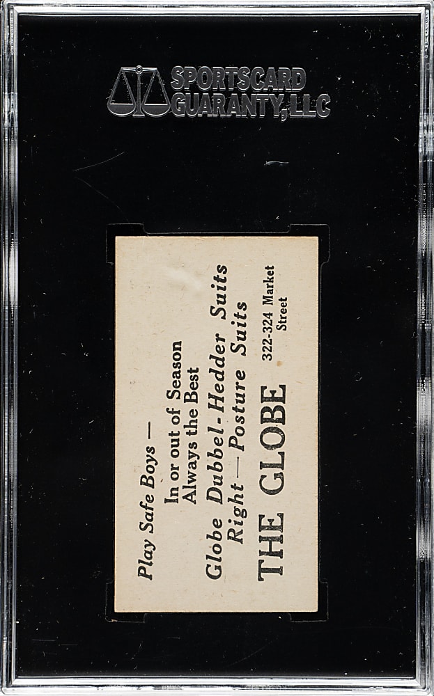 1916 H801-9 Globe Clothing Store #133 Rube Oldring SGC NM 84 - 1 of 1 - Highest Graded!