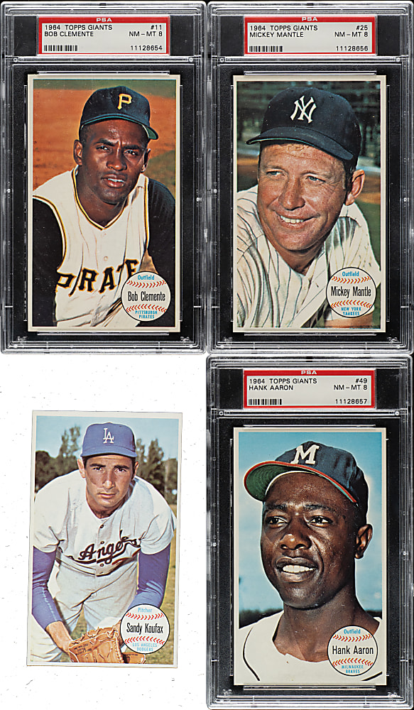 High-Grade 1964 Topps Giants Complete Set (60)