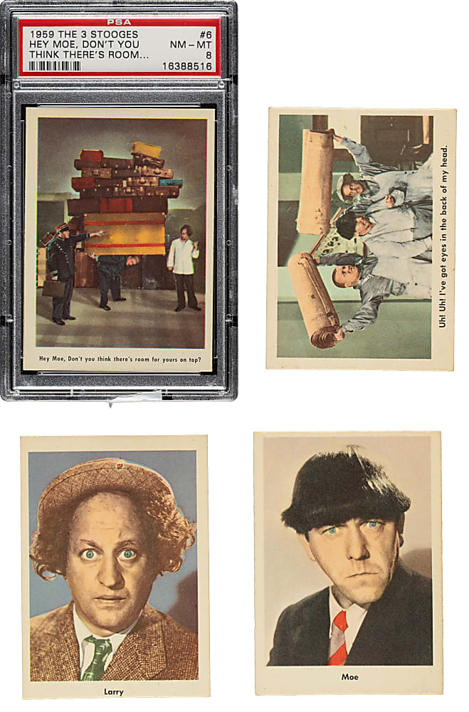 1959 Fleer "The Three Stooges" Near-Complete Set (94/96)
