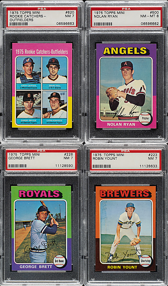 High-Grade 1975 Topps Mini Complete Set (660)