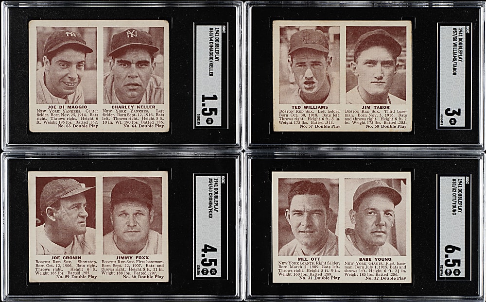 1941 R330 Double Play Near-Complete Set (58/75)
