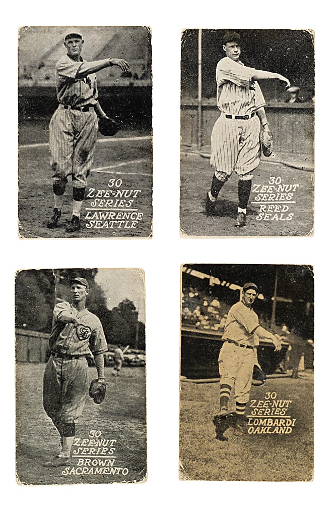 1930 Zeenut PCL Collection (75) Including Ernie Lombardi