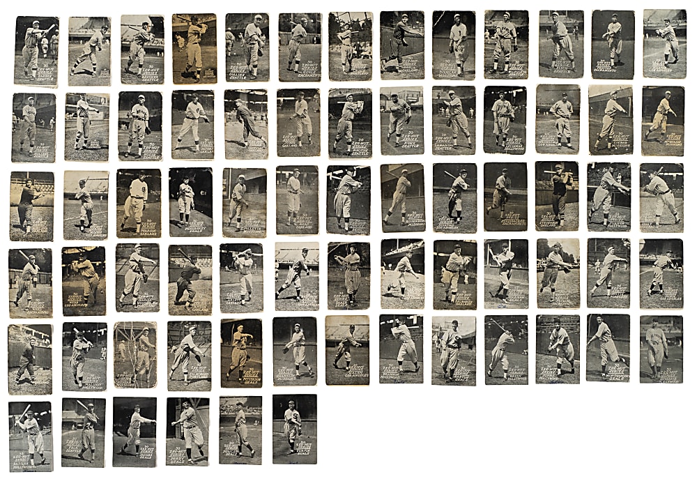 1930 Zeenut PCL Collection (75) Including Ernie Lombardi