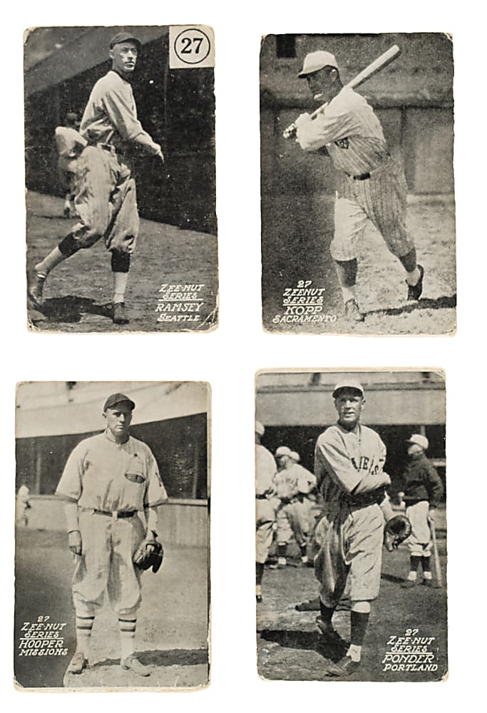 1927 Zeenut PCL Collection (72) Including Harry Hooper