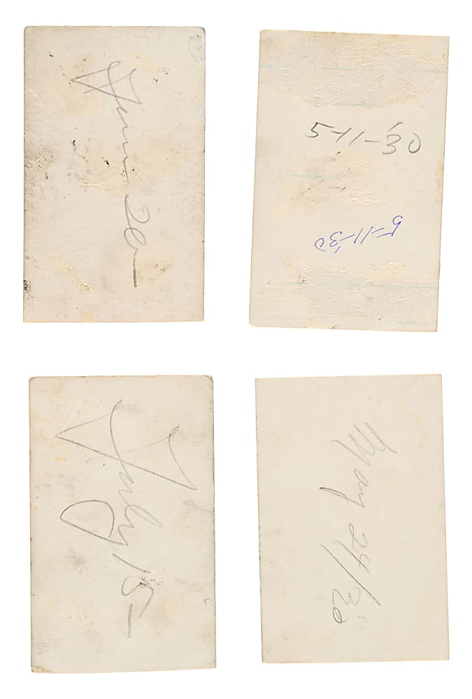 Signed 1930 Zeenut PCL Collection (44) Including Ernie Lombardi