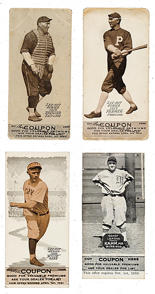 1917 to 1936 Zeenut PCL Collection (24) - All with Coupons
