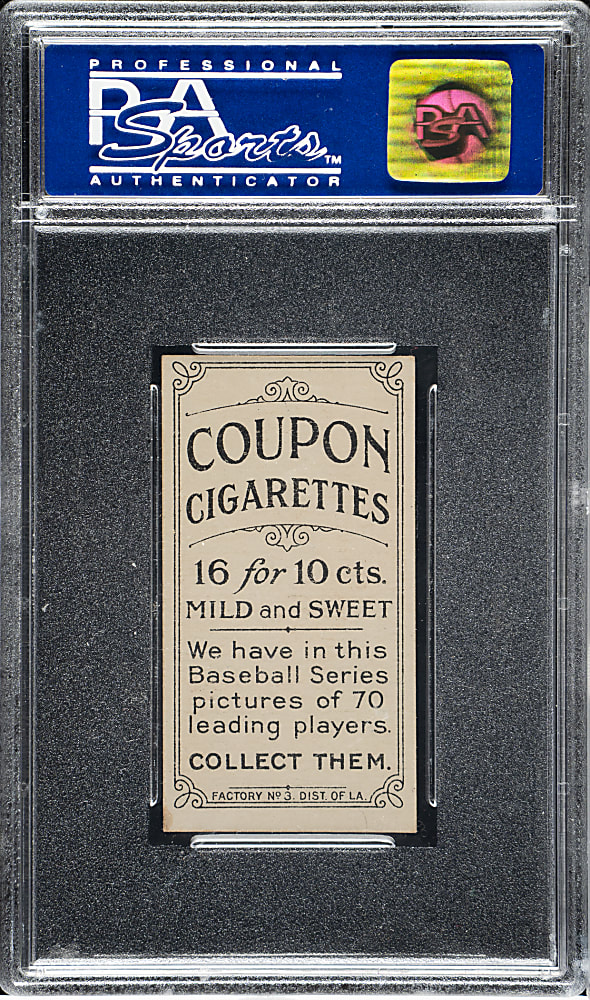 1919 T213 Coupon Cigarettes (Type 3) Miller Huggins Portrait PSA NM-MT 8 - 1 of 1 - Highest Graded!