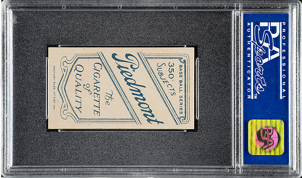 1909-1911 T206 White Border Danny Murphy Throwing PSA NM 7