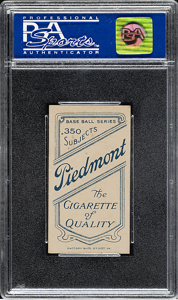 1909-1911 T206 White Border George Stovall Portrait PSA NM 7