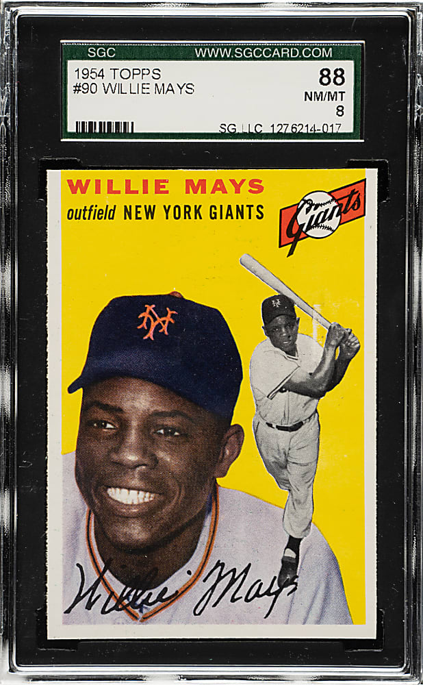 1954 Topps #90 Willie Mays SGC NM/MT 88