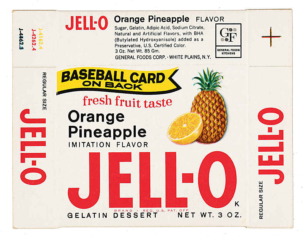 1963 Jell-O Complete Box #119 Willie Davis