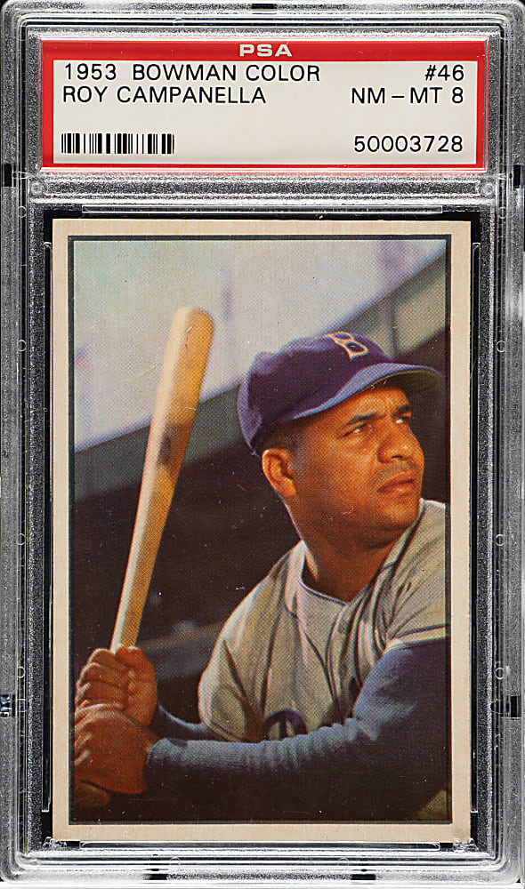 1953 Bowman Color #46 Roy Campanella PSA NM-MT 8