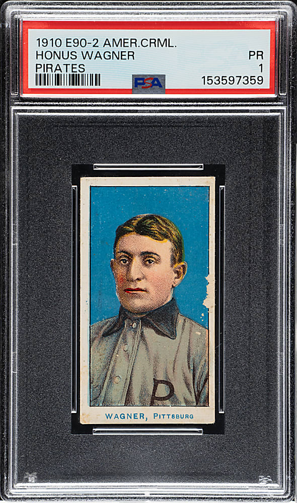 1910 E90-2 American Caramel Honus Wagner PSA POOR 1