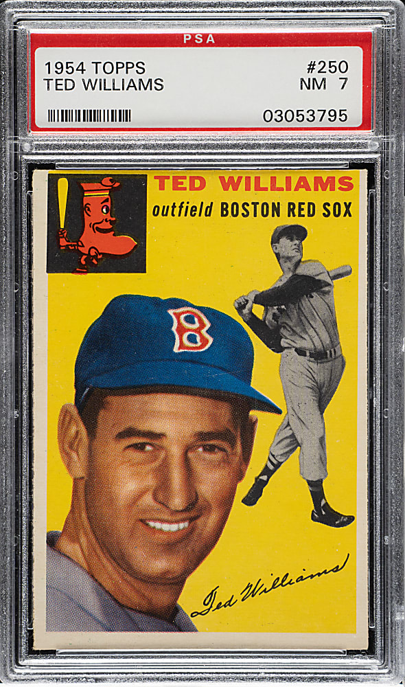 1954 Topps #250 Ted Williams PSA NM 7