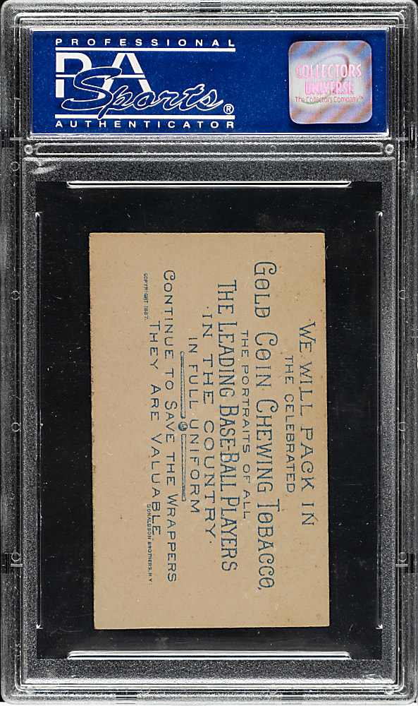 1887 N284 Buchner Gold Coin "King" Kelly Catcher PSA EX-MT 6 - 1 of 1 - Highest Graded!
