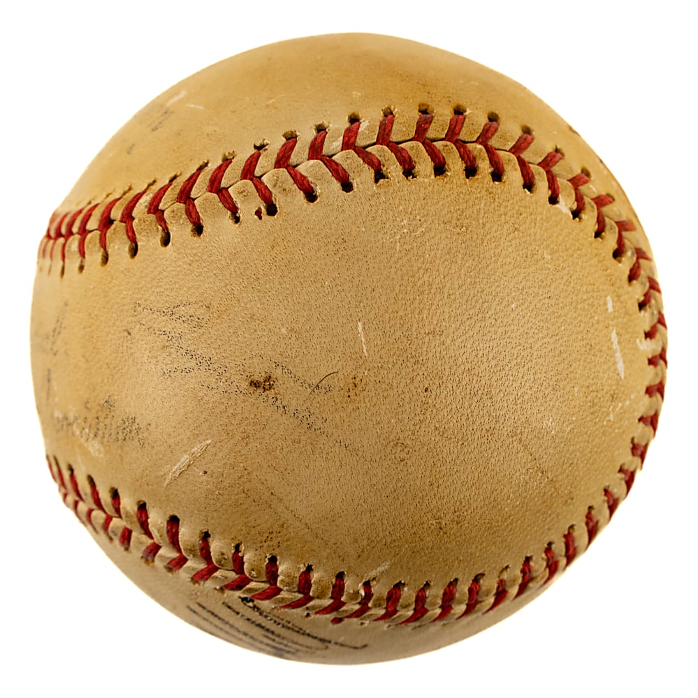 Circa 1945 Babe Ruth and Carl Hubbell Dual-Signed Baseball - JSA