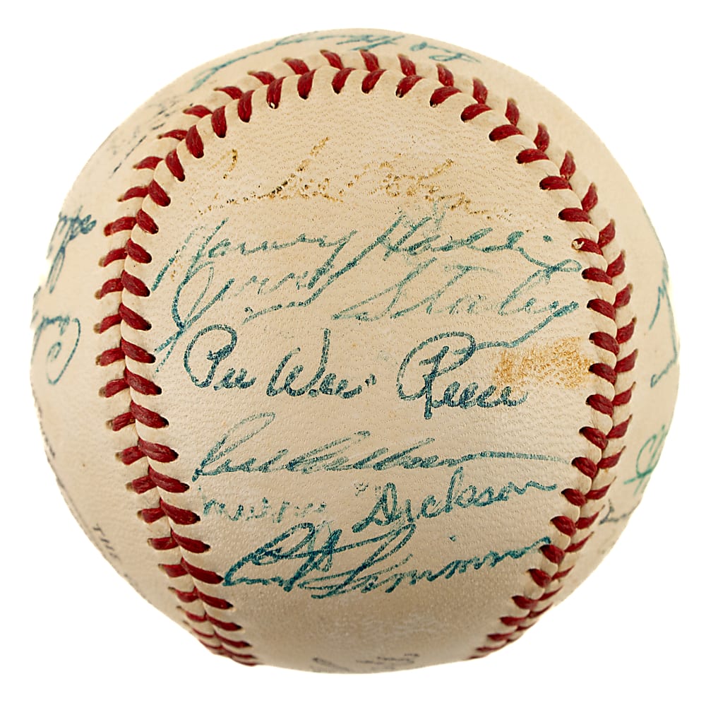 1953 National League All-Star Team-Signed Baseball with Jackie Robinson and Roy Campanella - JSA