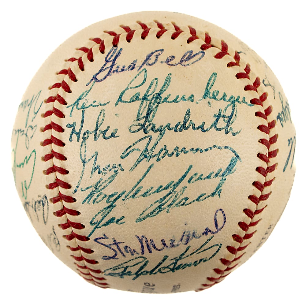 1953 National League All-Star Team-Signed Baseball with Jackie Robinson and Roy Campanella - JSA