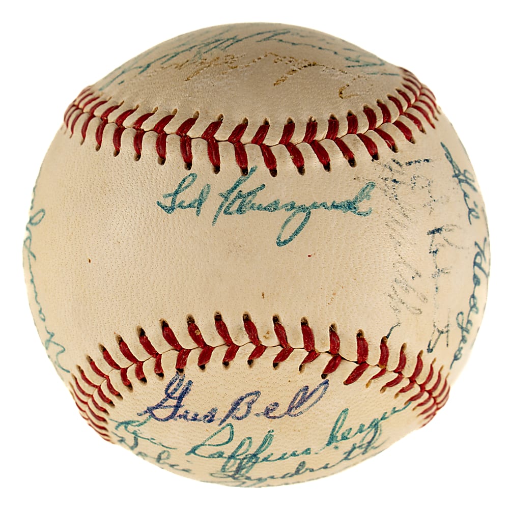 1953 National League All-Star Team-Signed Baseball with Jackie Robinson and Roy Campanella - JSA