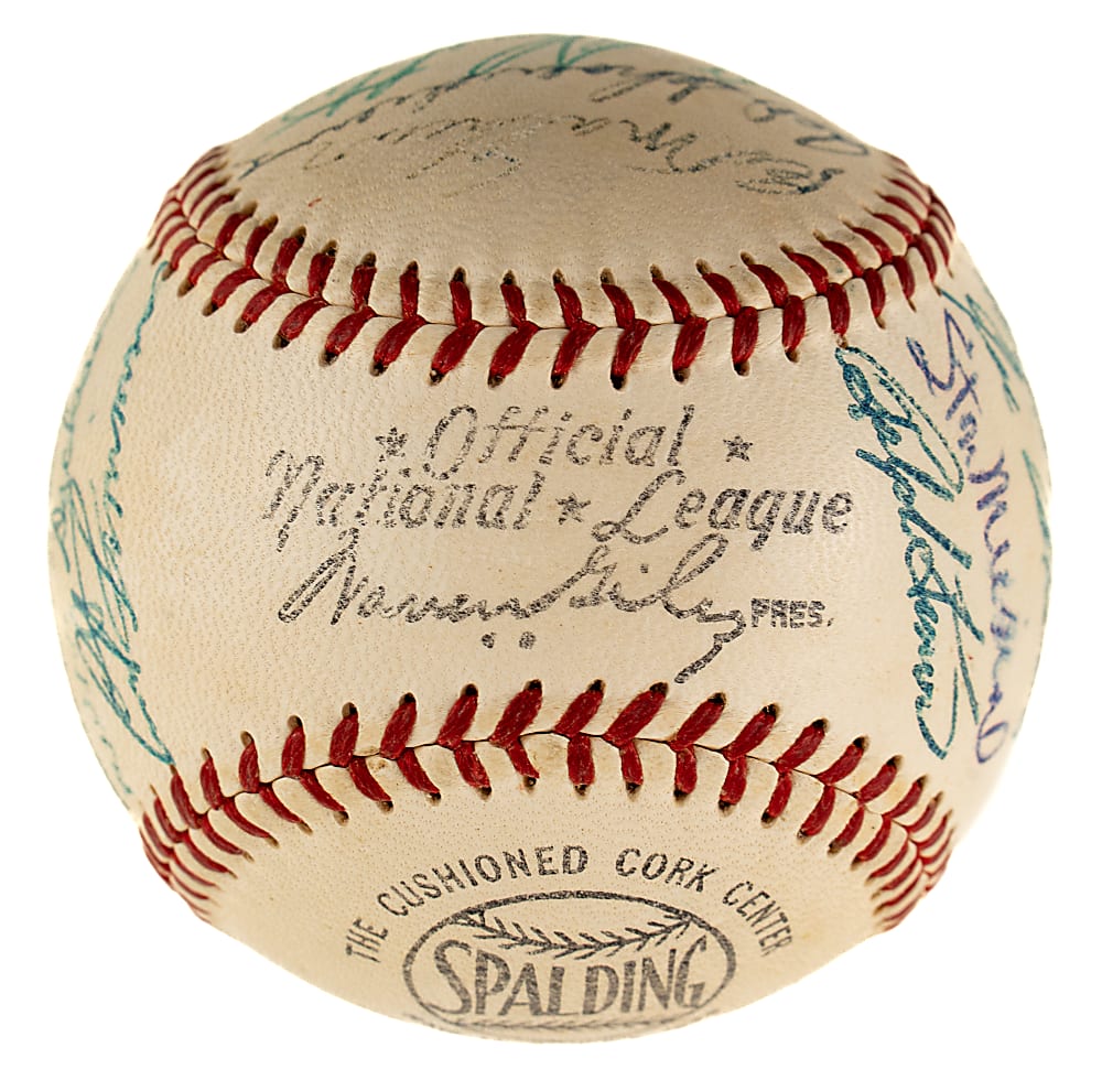 1953 National League All-Star Team-Signed Baseball with Jackie Robinson and Roy Campanella - JSA