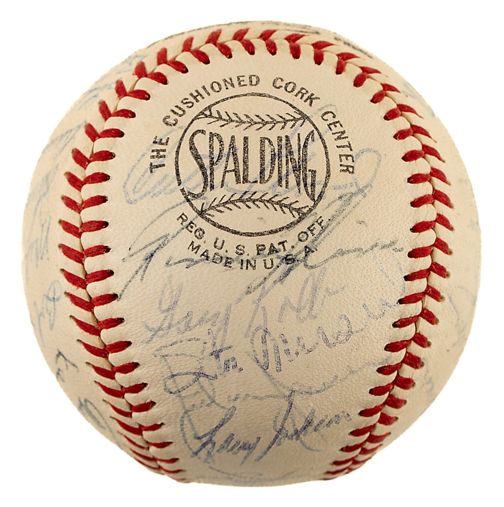 1960 St. Louis Cardinals Team-Signed Baseball with Bob Gibson and Stan Musial