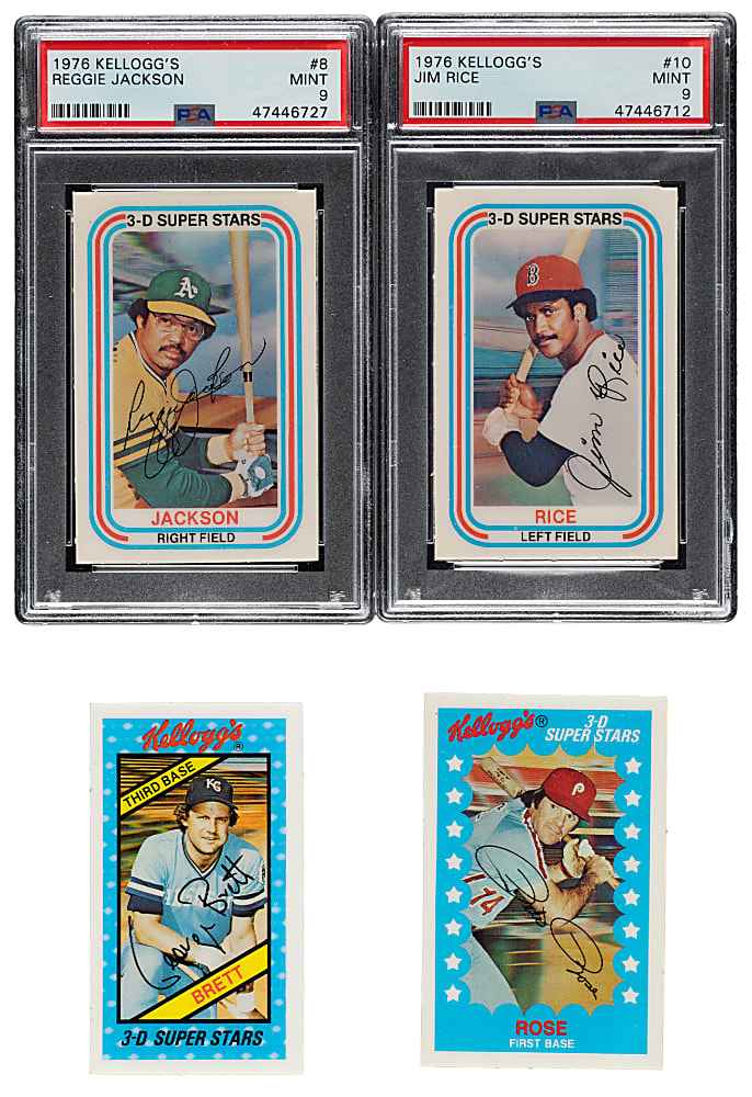 High-Grade 1976 to 1983 Kellogg's Complete Set Collection (7 Sets, 424 Cards)