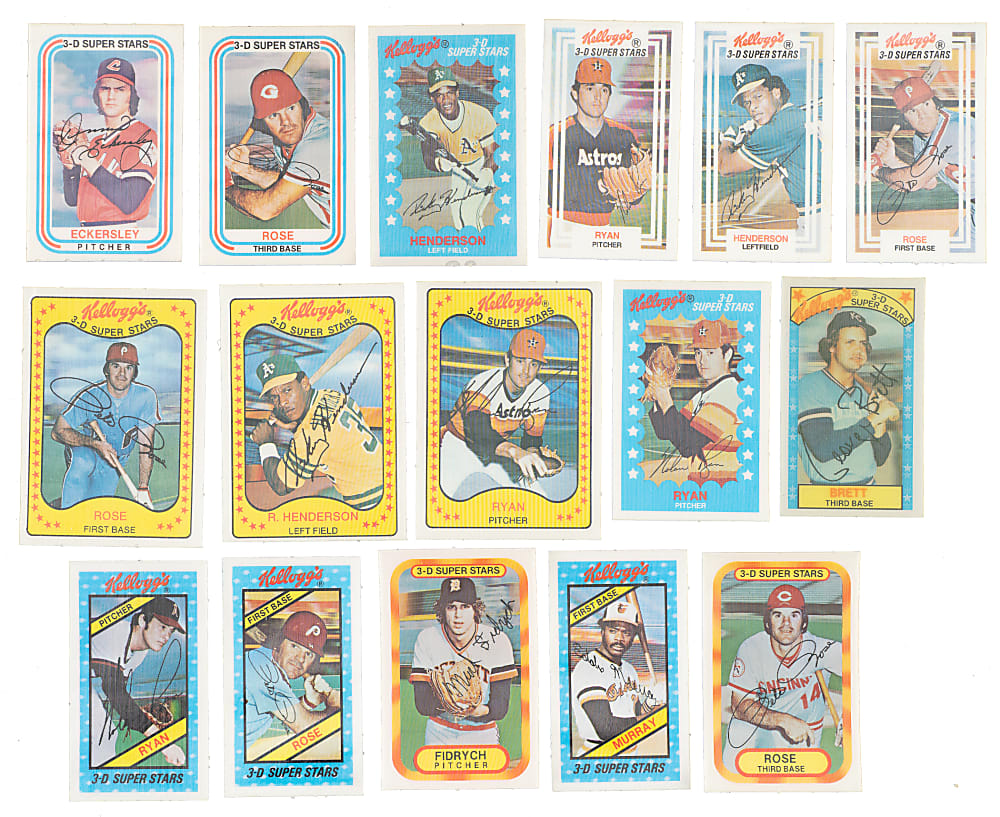 High-Grade 1976 to 1983 Kellogg's Complete Set Collection (7 Sets, 424 Cards)
